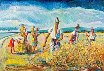 Sample artwork by Rudolf Raimund Ballabene (1890 - 1968), known for abstract expressionist painting, sculpture, ceramics - View similar artists and auction records