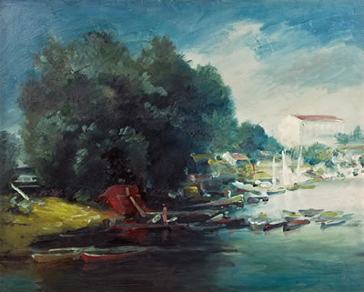 Auf der alten Donau