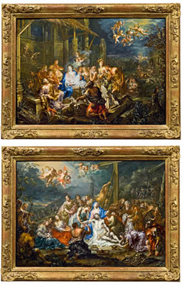 Sample artwork by Johann Georg Platzer (1704 - 1761), known for history, religion and mythology scene paintings - View similar artists and auction records
