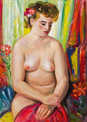 Sitzender Damenakt by Rudolf Burger - Auction record, sale price, and art valuation. Compare with similar artists and explore comparable artworks.