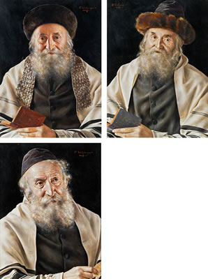 Drei Jüdische Porträts by Otto Eichinger - Auction record, sale price, and art valuation. Compare with similar artists and explore comparable artworks.