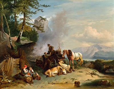 Ein Kohlenmeiler aus der Gegend des Schneeberges by Anton Strassgschwandtner - Auction record, sale price, and art valuation. Compare with similar artists and explore comparable artworks.