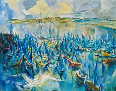 Boote im Hafen