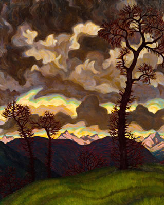 Föhnlandschaft (mit Blick auf die Serles)