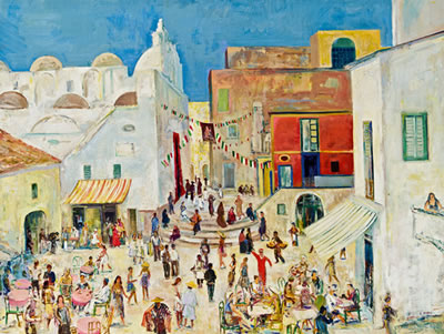 Capri by Ernst Huber - Auction record, sale price, and art valuation. Compare with similar artists and explore comparable artworks.