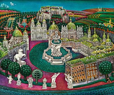 Mirabellgarten by Gottfried Kumpf - Auction record, sale price, and art valuation. Compare with similar artists and explore comparable artworks.