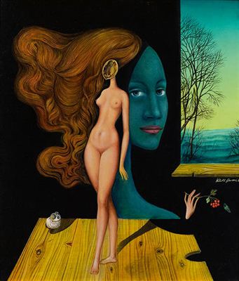 Ve-nuß mit grünem Gesicht, 1989 by Eduard Klell - Auction record, sale price, and art valuation. Compare with similar artists and explore comparable artworks.