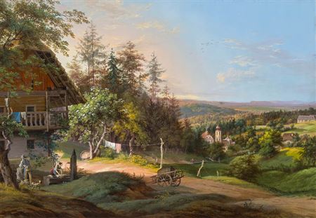 Sample artwork by Konrad Kreuzer (1810 - 1861), known for painting - View similar artists and auction records
