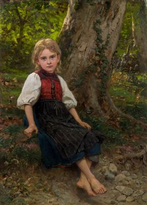 Mädchen im Walde
