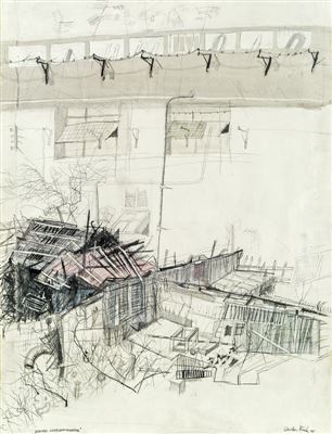 Elendes Hinterhofquartier