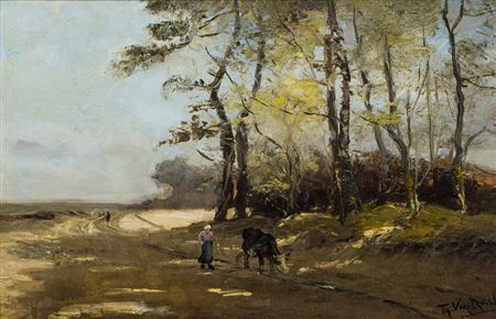 Landscape by Theodore Verstraete - Auction record, sale price, and art valuation. Compare with similar artists and explore comparable artworks.