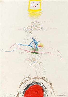 Sample artwork by Dominik Steiger (Born 1940), known for painting - View similar artists and auction records