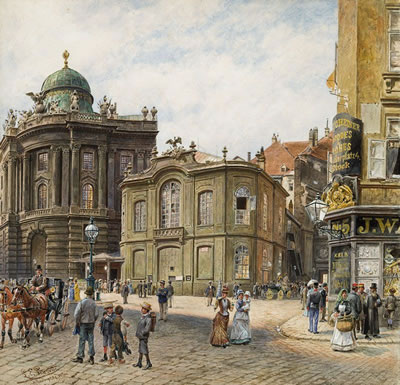 Das alte Burgtheater am Michaelerplatz in Wien by Ladislaus Eugen Petrovits - Auction record, sale price, and art valuation. Compare with similar artists and explore comparable artworks.