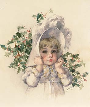 Little Girl in Bonnet