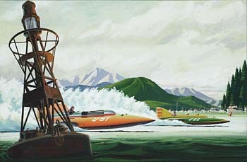 Racing Speedboats by Charles Smith - Auction record, sale price, and art valuation. Compare with similar artists and explore comparable artworks.