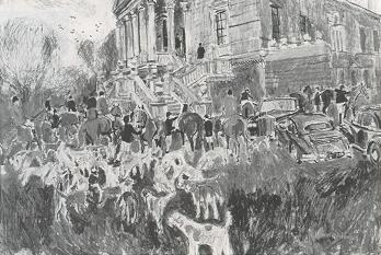 Foxhunters assembling at by Marvin Friedman - Auction record, sale price, and art valuation. Compare with similar artists and explore comparable artworks.