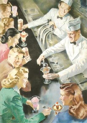 Soda Fountain Scene