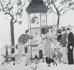 Man photographing family