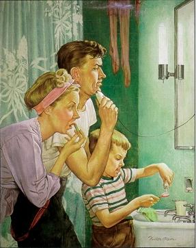 Husband, wife and son