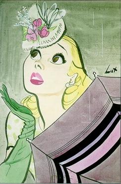 Woman with umbrella