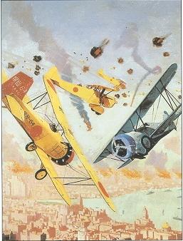 Dogfight over the city