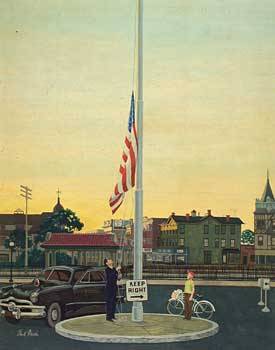 Newsboy Standing at Attention by Fred Irvin - Auction record, sale price, and art valuation. Compare with similar artists and explore comparable artworks.