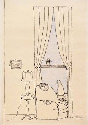 Magazine cover: Cat on windowsill next to easy chair by Robert Tallon - Auction record, sale price, and art valuation. Compare with similar artists and explore comparable artworks.