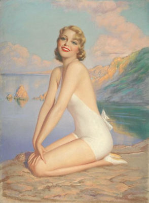 Sample artwork by Victor Tchetchet (1891 - 1974), known for illustrator-figure, genre - View similar artists and auction records