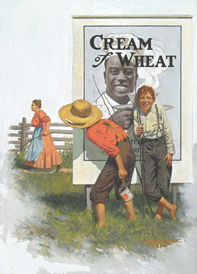 Playing Hooky Advertisement, Cream of Wheat, 1913