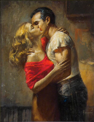 Sample artwork by Jack Faragasso (Born 1929), known for illustrator-book, figure, portrait - View similar artists and auction records