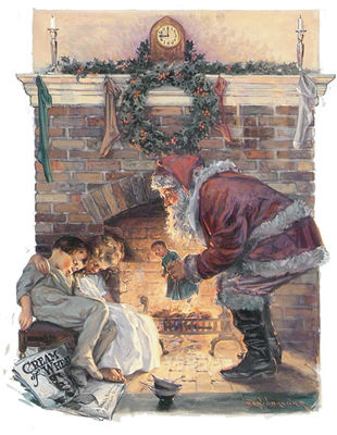 Keeping Watch Advertisement, Cream of Wheat, 1921