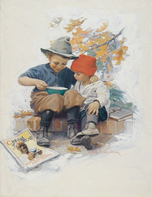 Fifty-Fifty Advertisement, Cream of Wheat, 1923;