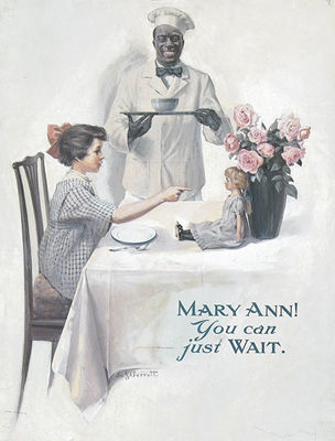 Mary Ann! You Can Just Wait Advertisement, Cream of Wheat, 1913