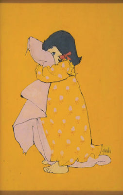 Sample artwork by Al Charles Parker (1906 - 1985), known for magazine illustration, commercial art - View similar artists and auction records