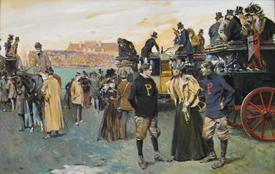 Sample artwork by Arthur Ignatius Keller (1866 - 1924), known for magazine, newspaper and book illustration, painting - View similar artists and auction records