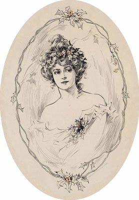 Young woman surrounded by holly by Florence Pearl Nosworthy - Auction record, sale price, and art valuation. Compare with similar artists and explore comparable artworks.