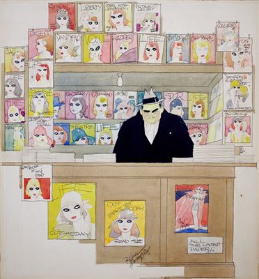 "All the latest papers" by Russell Patterson - Auction record, sale price, and art valuation. Compare with similar artists and explore comparable artworks.