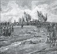 British troops surrending to American T by Isa Barnett - Auction record, sale price, and art valuation. Compare with similar artists and explore comparable artworks.