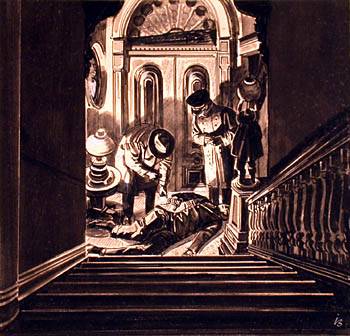 Two Policemen with Corpse