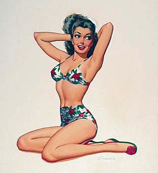 Sample artwork by John Sidrone (20th century), known for illustrator-figure and genre - View similar artists and auction records