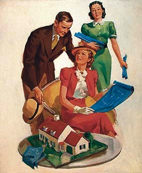 Sample artwork by Clark Agnew (1905 - 1959), known for advertising illustration, magazines - View similar artists and auction records