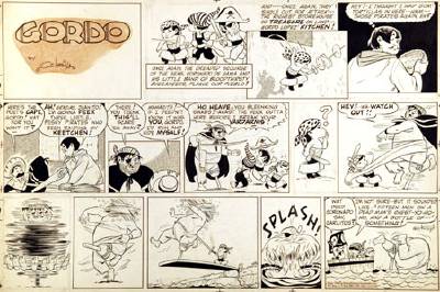 Gordo by Gus Arriola - Auction record, sale price, and art valuation. Compare with similar artists and explore comparable artworks.