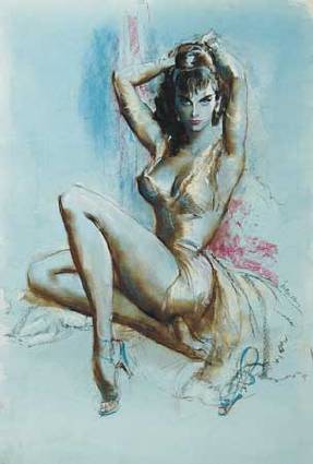 Shapely Woman Adjusting her Hair by Armand Seguso - Auction record, sale price, and art valuation. Compare with similar artists and explore comparable artworks.