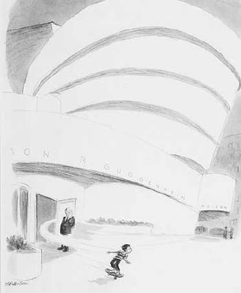 Sample artwork by James Stevenson (1929 - 2017), known for social commentary magazine cartoons, children's book illustration - View similar artists and auction records
