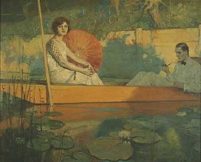 Sample artwork by Ralph Pallen Coleman (1892 - 1968), known for story genre illustration, religious murals, easel painting - View similar artists and auction records