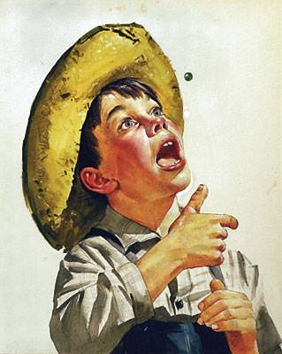 Boy in Straw Hat