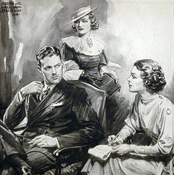 Man and Two Women