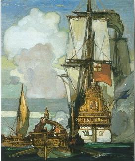 Sample artwork by Elija Albert Cox (1876 - 1955), known for painting, illustration - View similar artists and auction records