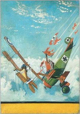 German plane disintegrating