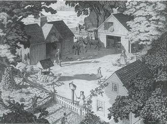 Farmyard scene